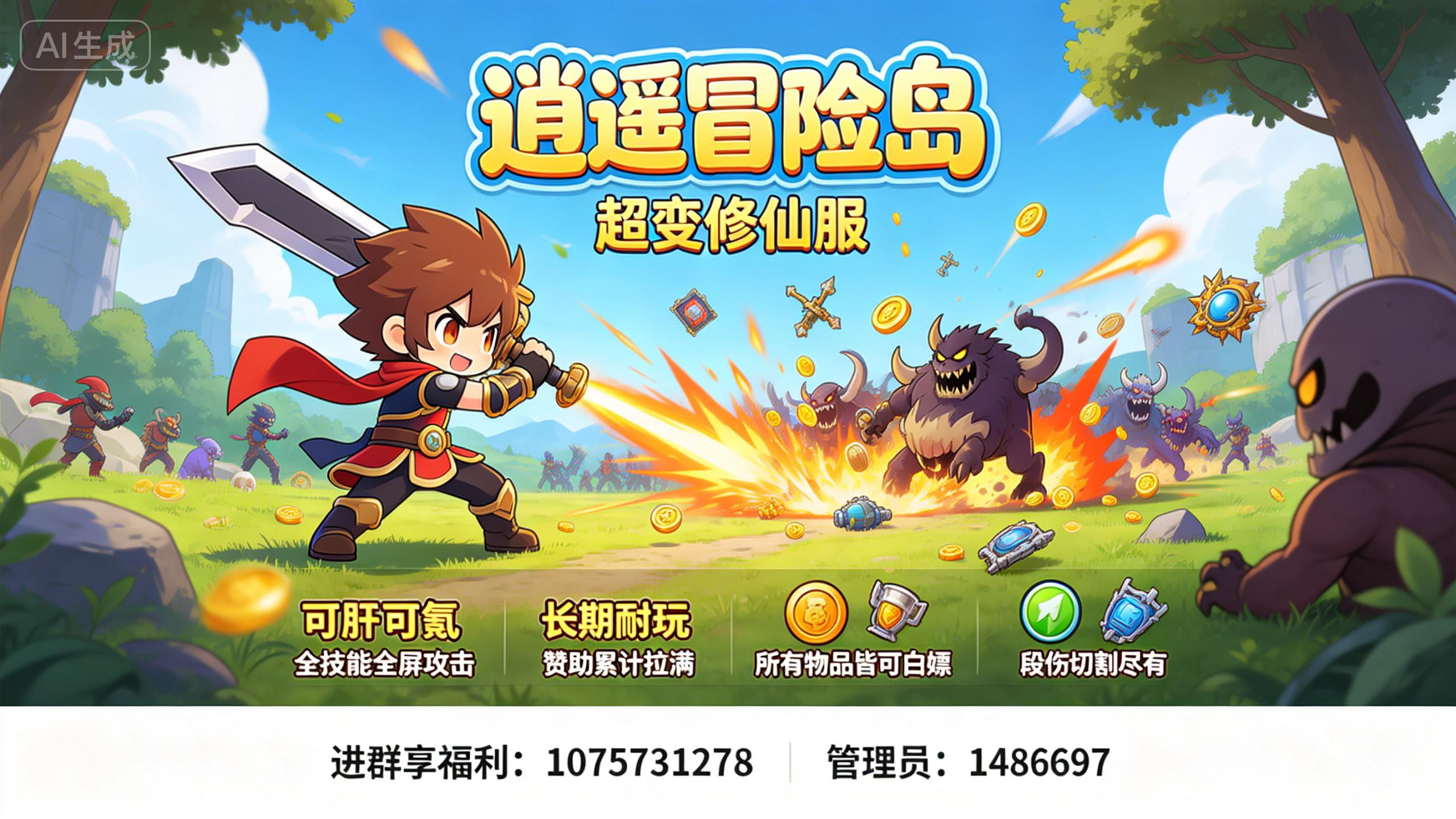 逍遥冒险岛游戏截图